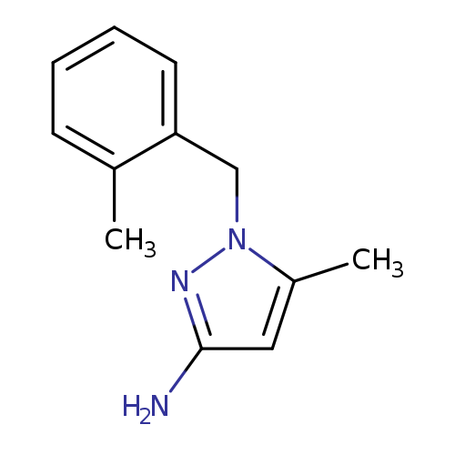 5-methyl-1-[(2-methylphenyl)methyl]-1H-pyrazol-3-amine