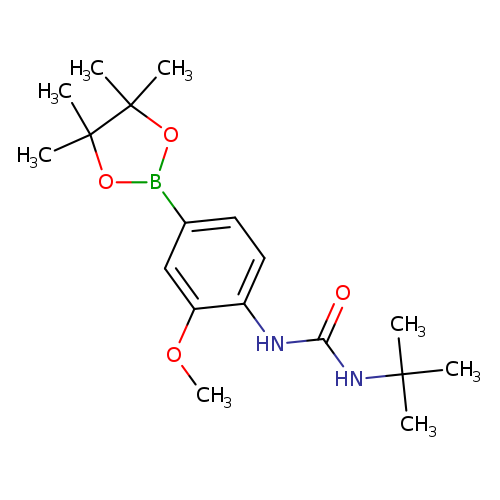1-(tert-Butyl)-3-(2-methoxy-4-(4,4,5,5-tetramethyl-1,3,2-dioxaborolan-2-yl)phenyl)urea