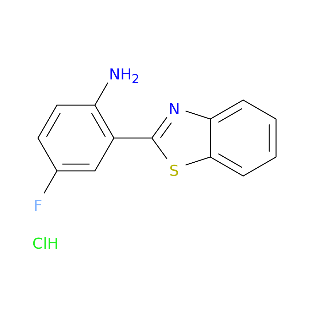 2-(1,3-benzothiazol-2-yl)-4-fluoroaniline hydrochloride