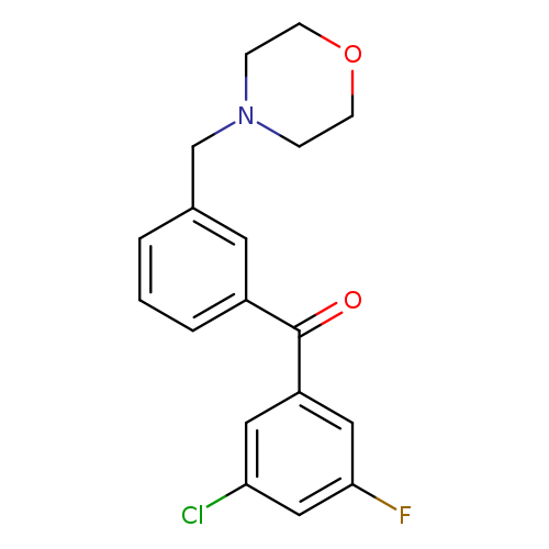3-Chloro-5-fluoro-3'-morpholinomethyl benzophenone