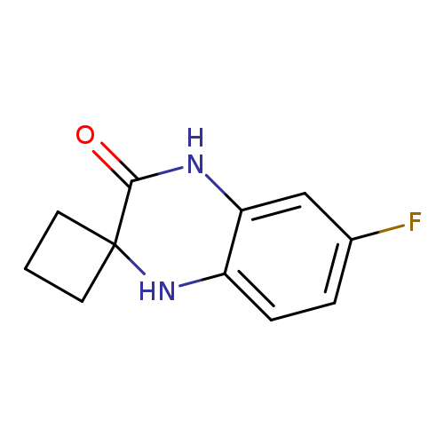 6'-fluoro-3',4'-dihydro-1'H-spiro[cyclobutane-1,2'-quinoxaline]-3'-one