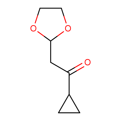 1-Cyclopropyl-2-(1,3-dioxolan-2-yl)-ethanone