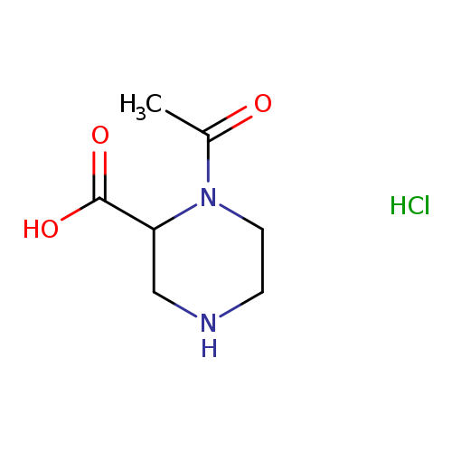 1-acetylpiperazine-2-carboxylicacidhydrochloride
