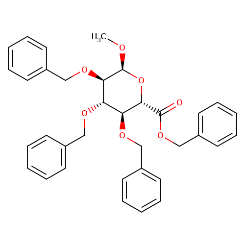 Methyl 2,3,4-tri-o-benzyl-alpha-d-glucuronic acid, benzyl ester
