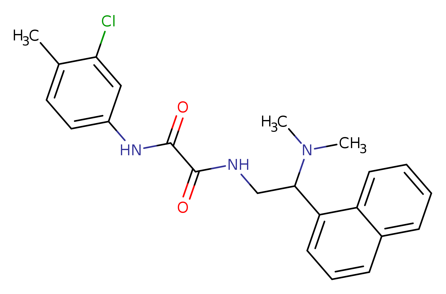 N'-(3-chloro-4-methylphenyl)-N-[2-(dimethylamino)-2-(naphthalen-1-yl)ethyl]ethanediamide