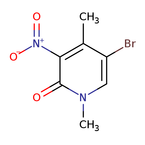 2(1H)-Pyridinone, 5-bromo-1,4-dimethyl-3-nitro-