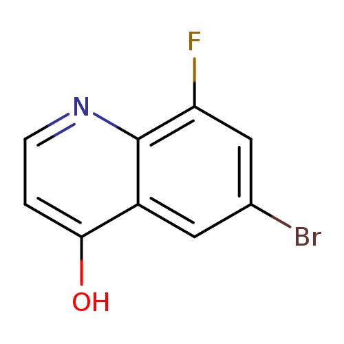 4-​Quinolinol, 6-​bromo-​8-​fluoro-