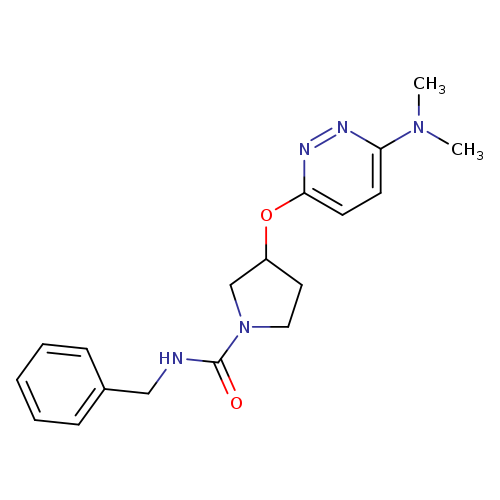N-benzyl-3-{[6-(dimethylamino)pyridazin-3-yl]oxy}pyrrolidine-1-carboxamide
