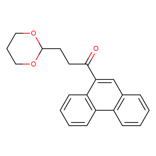 9-[3-(1,3-Dioxan-2-yl)propionyl]phenanthrene