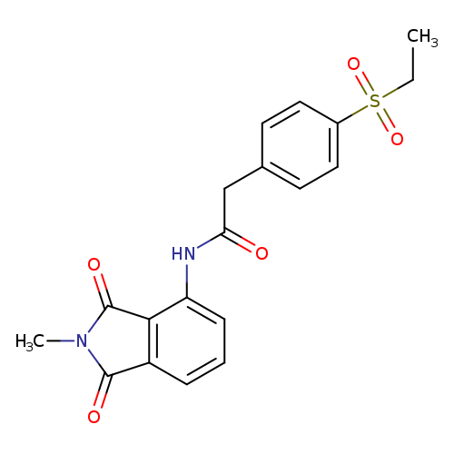 2-[4-(ethanesulfonyl)phenyl]-N-(2-methyl-1,3-dioxo-2,3-dihydro-1H-isoindol-4-yl)acetamide
