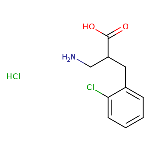 3-amino-2-[(2-chlorophenyl)methyl]propanoic acid hydrochloride