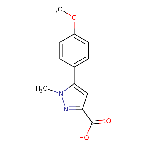 5-(4-Methoxyphenyl)-1-methylpyrazole-3-carboxylic acid