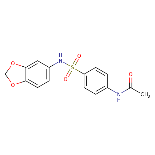 N-(4-[(1,3-Benzodioxol-5-ylamino)sulfonyl]phenyl)acetamide
