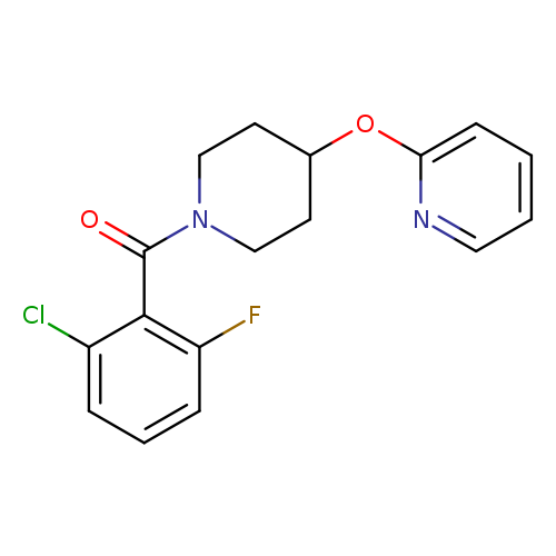 2-{[1-(2-chloro-6-fluorobenzoyl)piperidin-4-yl]oxy}pyridine
