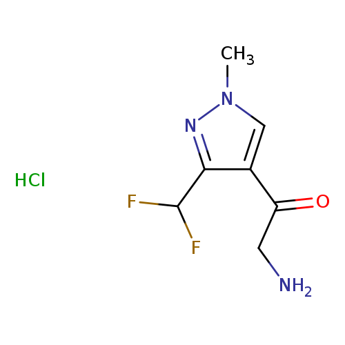 2-amino-1-[3-(difluoromethyl)-1-methyl-1H-pyrazol-4-yl]ethan-1-onehydrochloride