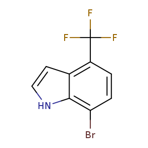 1H-Indole, 7-bromo-4-(trifluoromethyl)-