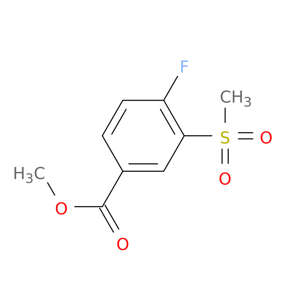 Methyl 4-fluoro-3-(methylsulfonyl)benzoate