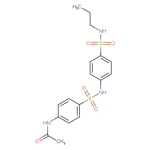 N-(4-{[4-(propylsulfamoyl)phenyl]sulfamoyl}phenyl)acetamide