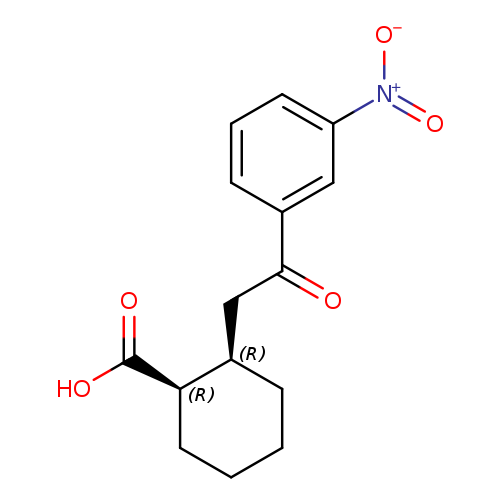 cis-2-[2-Oxo-2-(3-nitrophenyl)ethyl]cyclohexane-1-carboxylic acid