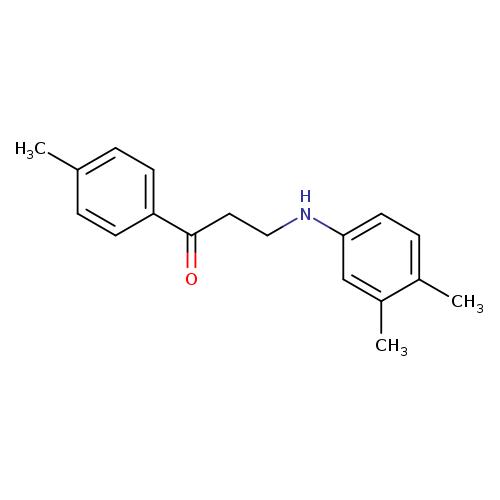 3-((3,4-Dimethylphenyl)amino)-1-(p-tolyl)propan-1-one
