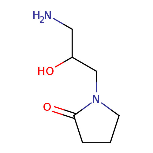 1-(3-amino-2-hydroxypropyl)pyrrolidin-2-one