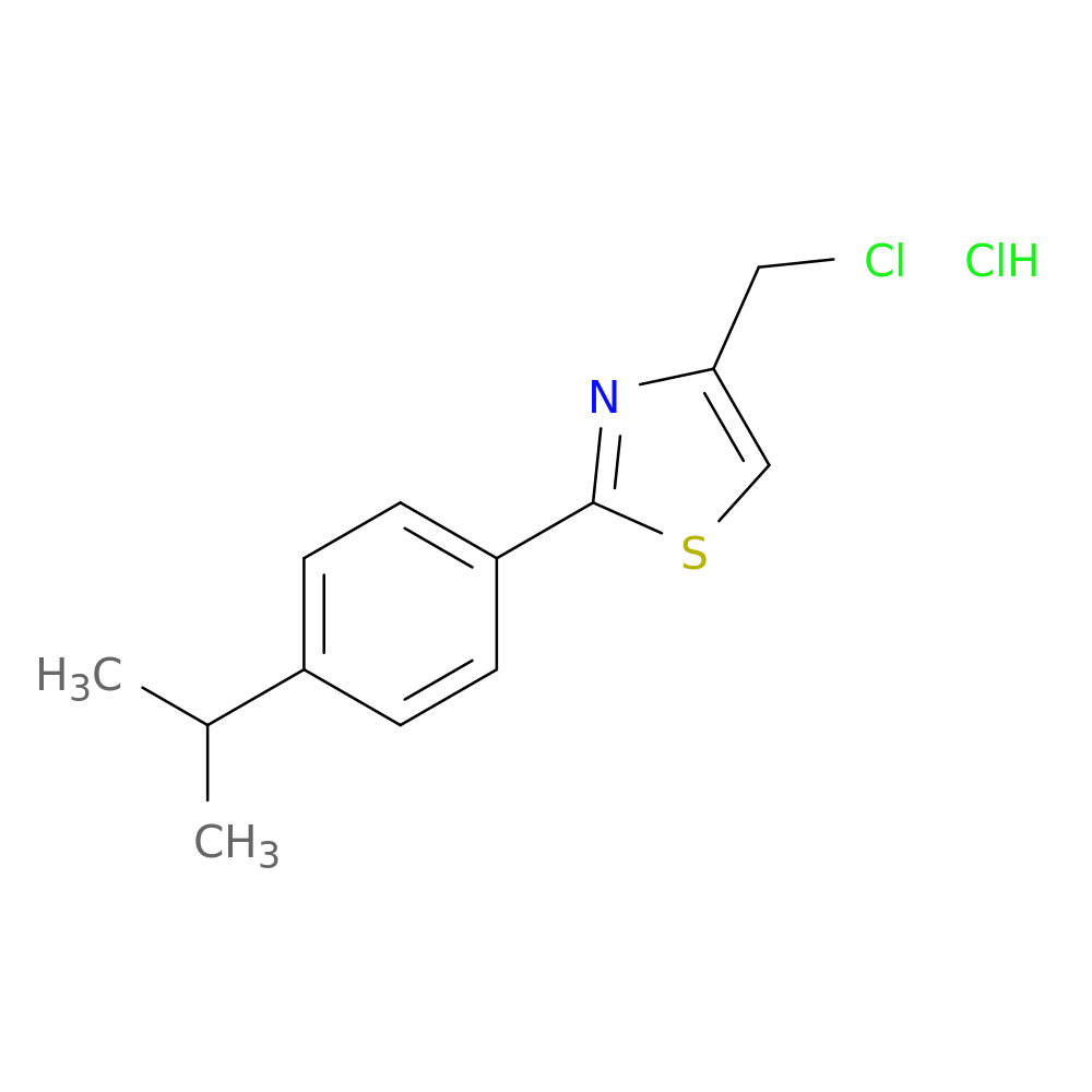 4-(Chloromethyl)-2-(4-isopropylphenyl)thiazole hydrochloride