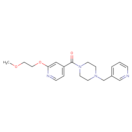 1-[2-(2-methoxyethoxy)pyridine-4-carbonyl]-4-[(pyridin-3-yl)methyl]piperazine