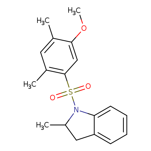 1-(5-methoxy-2,4-dimethylbenzenesulfonyl)-2-methyl-2,3-dihydro-1H-indole