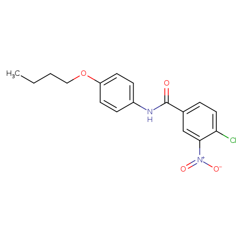 N-(4-butoxyphenyl)-4-chloro-3-nitrobenzamide