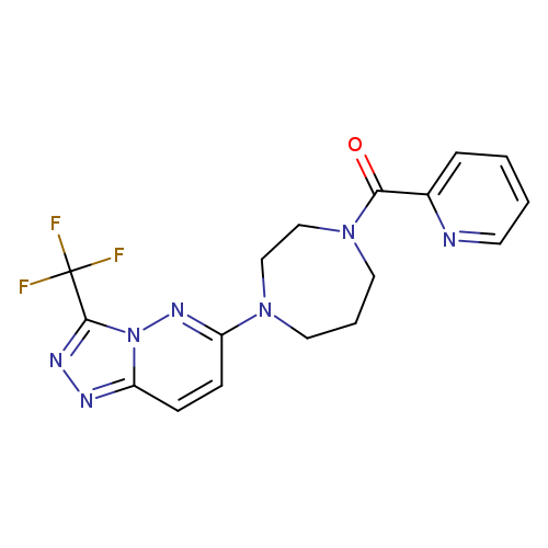 1-(pyridine-2-carbonyl)-4-[3-(trifluoromethyl)-[1,2,4]triazolo[4,3-b]pyridazin-6-yl]-1,4-diazepane