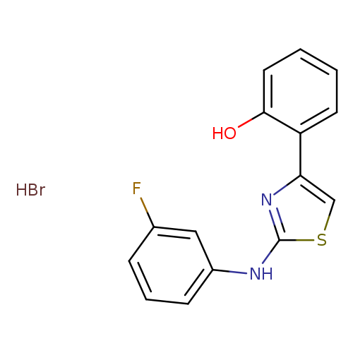 2-(3-Fluorophenyl)amino-4-(2-hydroxyphenyl)-1,3-thiazole hydrobromide