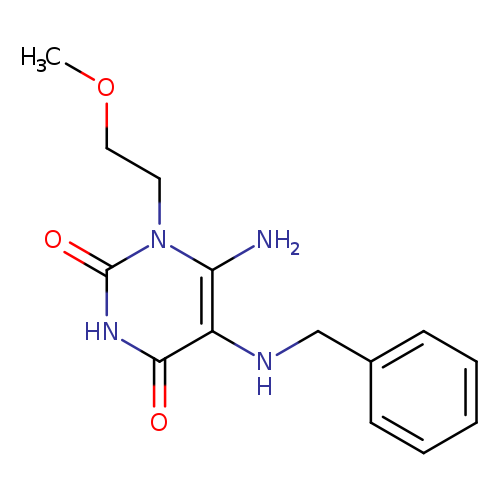 6-Amino-5-(benzylamino)-1-(2-methoxyethyl)pyrimidine-2,4(1H,3H)-dione