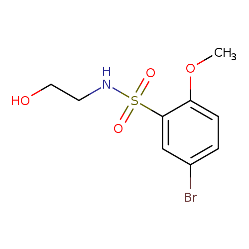 5-Bromo-N-(2-hydroxyethyl)-2-methoxybenzenesulfonamide