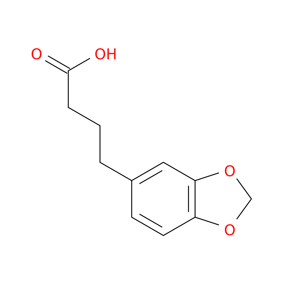 4-(1,3-dioxaindan-5-yl)butanoic acid