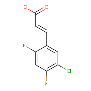 3-(5-chloro-2,4-difluorophenyl)prop-2-enoic acid