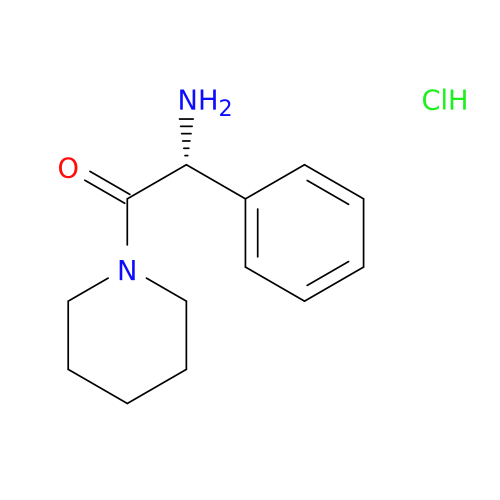 (2R)-2-amino-2-phenyl-1-(piperidin-1-yl)ethan-1-one hydrochloride