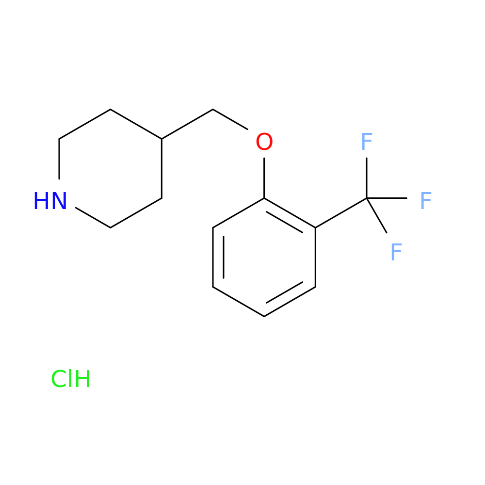4-((2-(Trifluoromethyl)phenoxy)methyl)piperidine hydrochloride