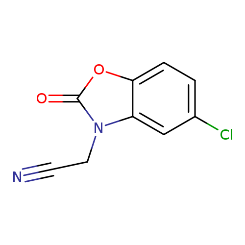 (5-chloro-2-oxo-1,3-benzoxazol-3(2H)-yl)acetonitrile