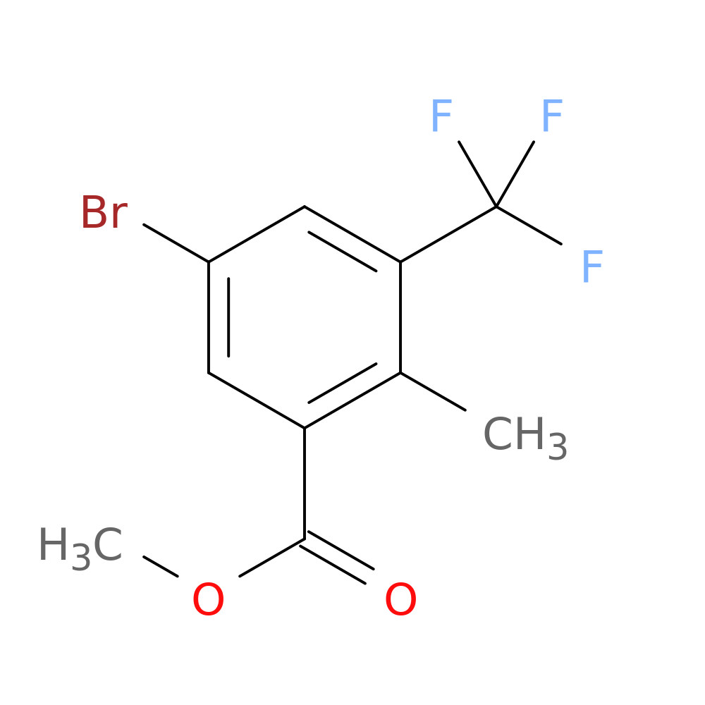 METHYL 5-BROMO-2-METHYL-3-(TRIFLUOROMETHYL)BENZOATE