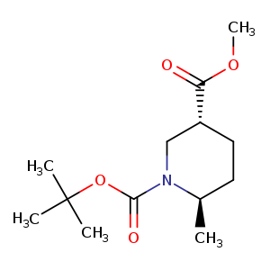 Trans-6-Methyl-Piperidine-1,3-Dicarboxylic Acid 1-Tert-Butyl Ester 3-Methyl Ester