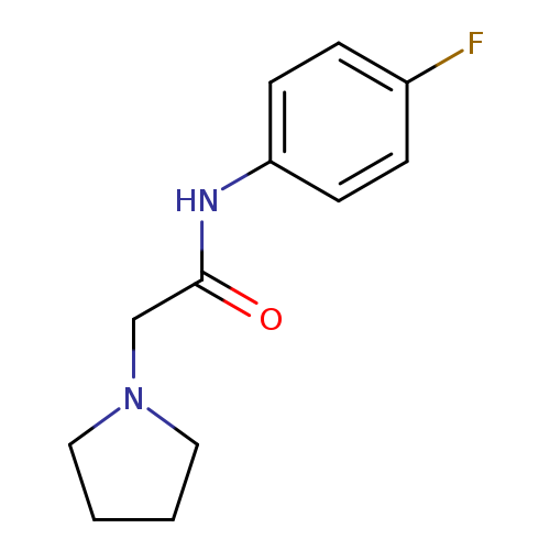 N-(4-fluorophenyl)-2-(pyrrolidin-1-yl)acetamide