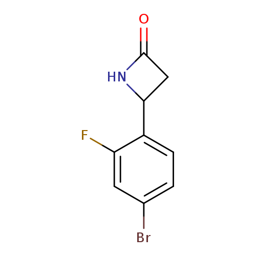 4-(4-bromo-2-fluorophenyl)azetidin-2-one