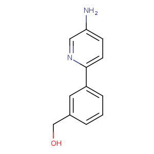 [3-(5-Aminopyridin-2-yl)phenyl]methanol