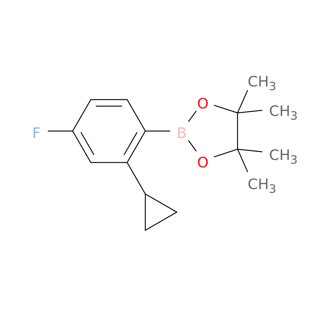 2-(2-Cyclopropyl-4-fluorophenyl)-4,4,5,5-tetramethyl-1,3,2-dioxaborolane