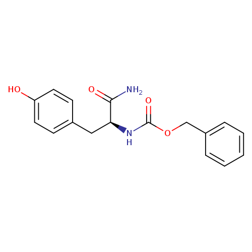 CARBAMIC ACID, N-[(1S)-2-AMINO-1-[(4-HYDROXYPHENYL)METHYL]-2-OXOETHYL]-, PHENYLMETHYL ESTER