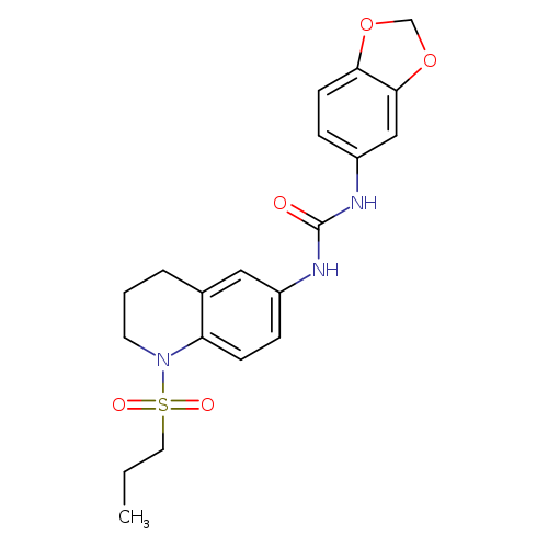 3-(2H-1,3-benzodioxol-5-yl)-1-[1-(propane-1-sulfonyl)-1,2,3,4-tetrahydroquinolin-6-yl]urea