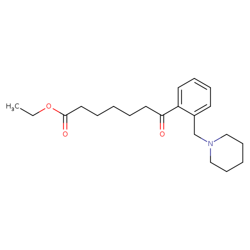 Ethyl 7-oxo-7-[2-(piperidinomethyl)phenyl]heptanoate