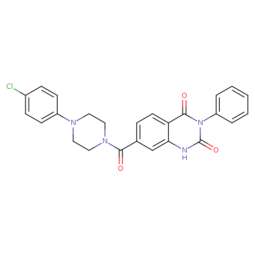 7-[4-(4-chlorophenyl)piperazine-1-carbonyl]-3-phenyl-1,2,3,4-tetrahydroquinazoline-2,4-dione
