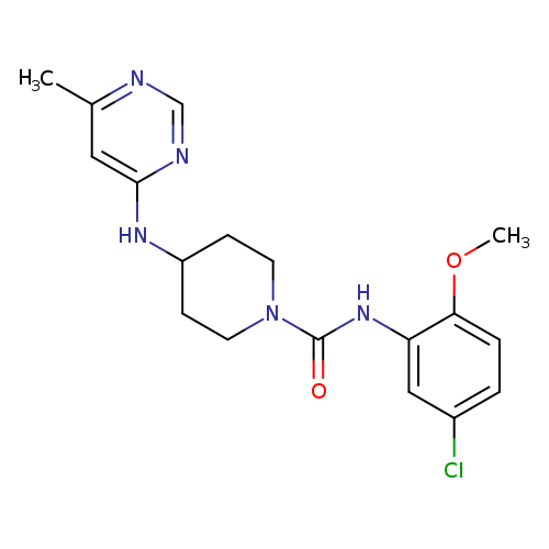 N-(5-chloro-2-methoxyphenyl)-4-[(6-methylpyrimidin-4-yl)amino]piperidine-1-carboxamide