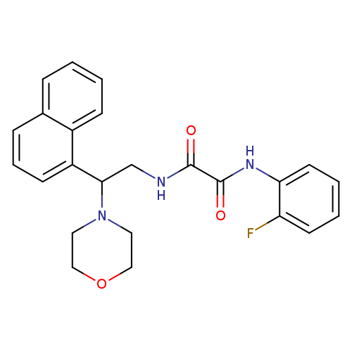 N'-(2-fluorophenyl)-N-[2-(morpholin-4-yl)-2-(naphthalen-1-yl)ethyl]ethanediamide